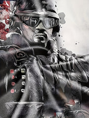 Men's Graphic Soldier T-Shirt for Summer Outdoor