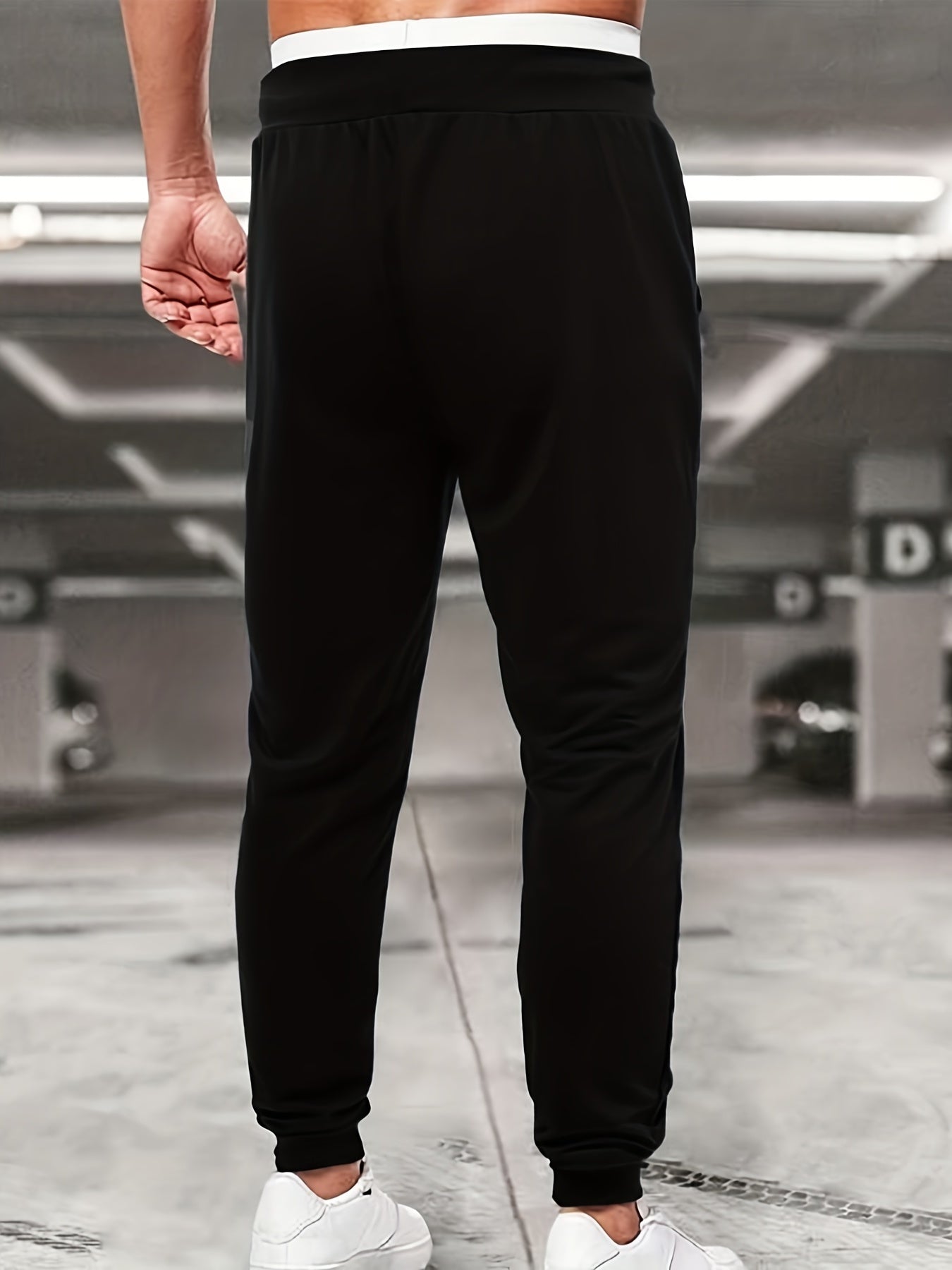 Skull Print Men's Sports Trousers Casual Joggers Pants