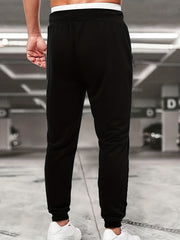 Skull Print Men's Sports Trousers Casual Joggers Pants