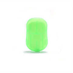 20pcs Portable Hand Washing Soap Paper for Outdoor Travel and Camping