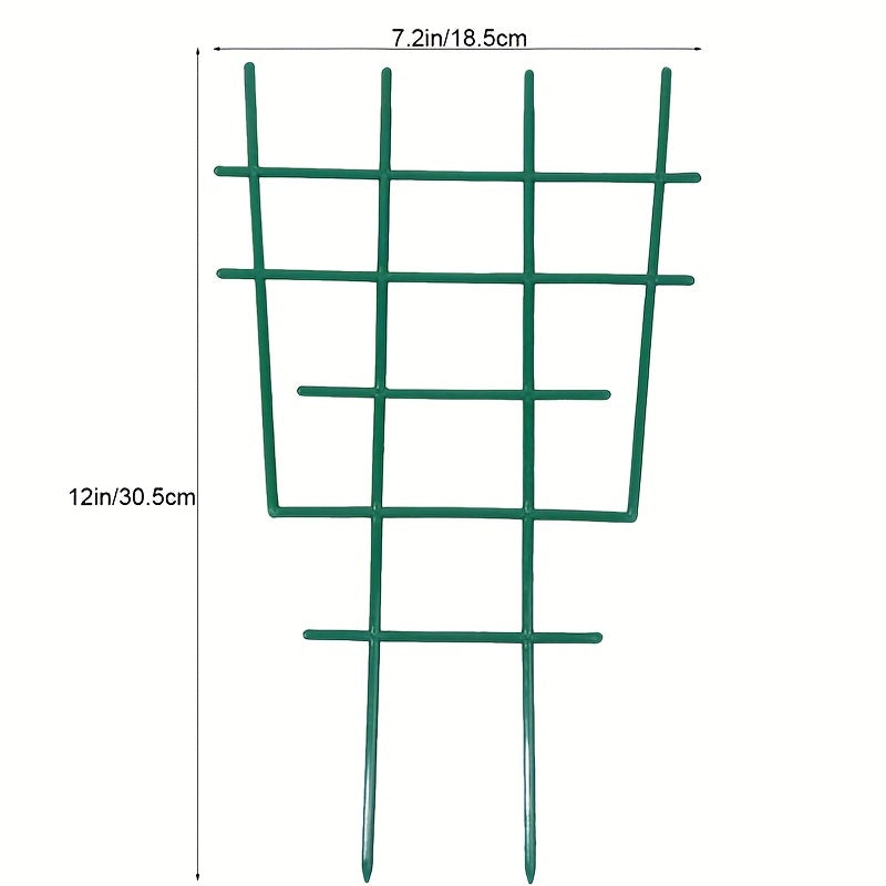 1pc Green Plastic Plant Support Frame for Garden Climbing Vines