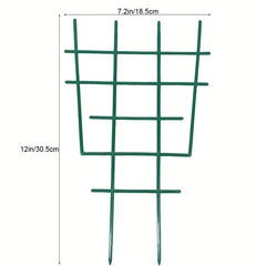 1pc Green Plastic Plant Support Frame for Garden Climbing Vines