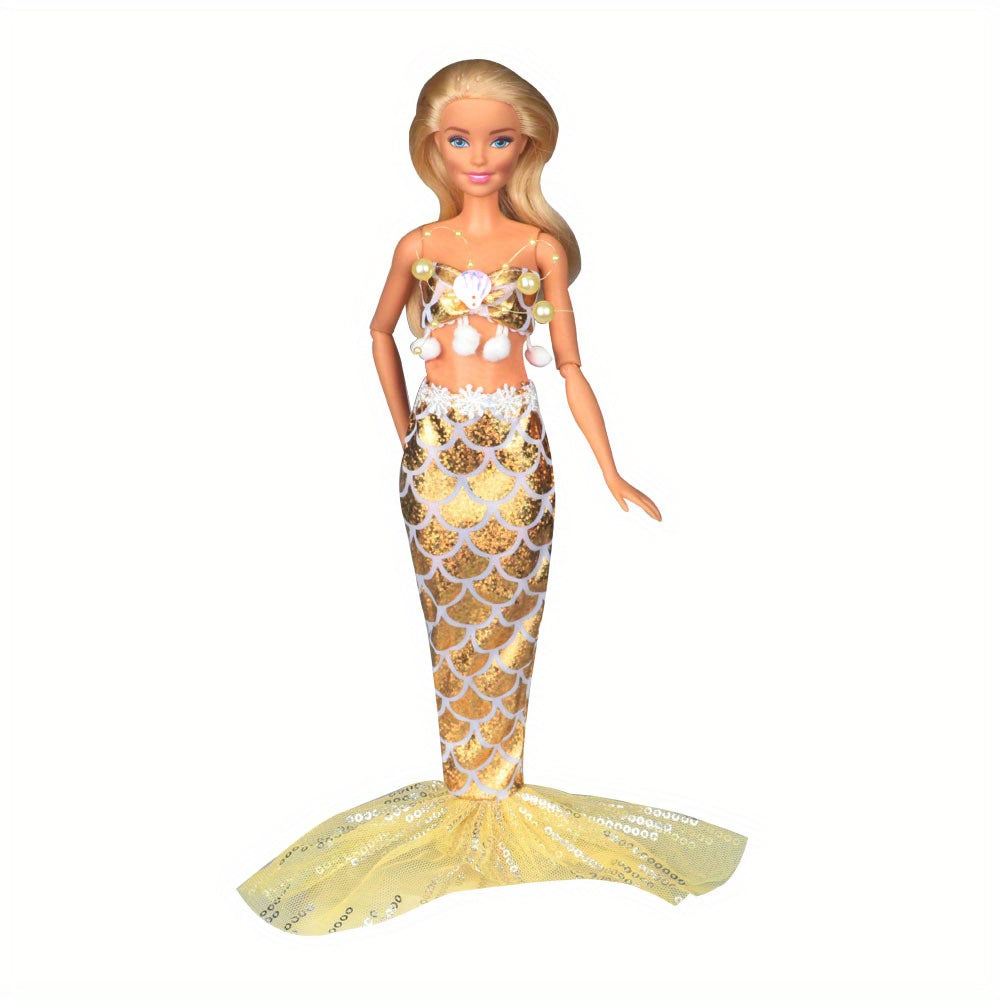 Mermaid Swimsuits Bathing Suits for Dolls - Summer Bikini Swimwear