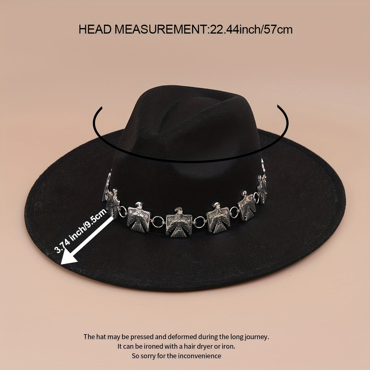 Wide Brim Sunshade Cowboy Hat for Outdoor Activities