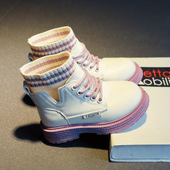 Girls Ankle Lace Up Boots Non Slip Comfortable Indoor Outdoor Travel