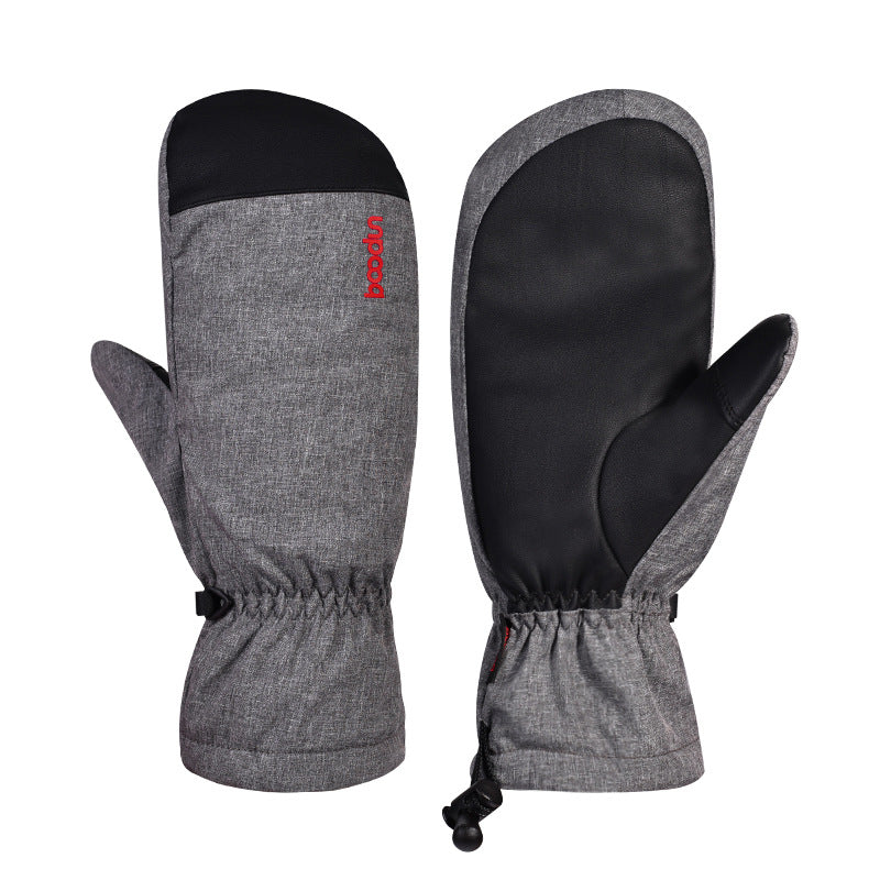 Snowboard Gloves Waterproof Winter Thermal Mittens