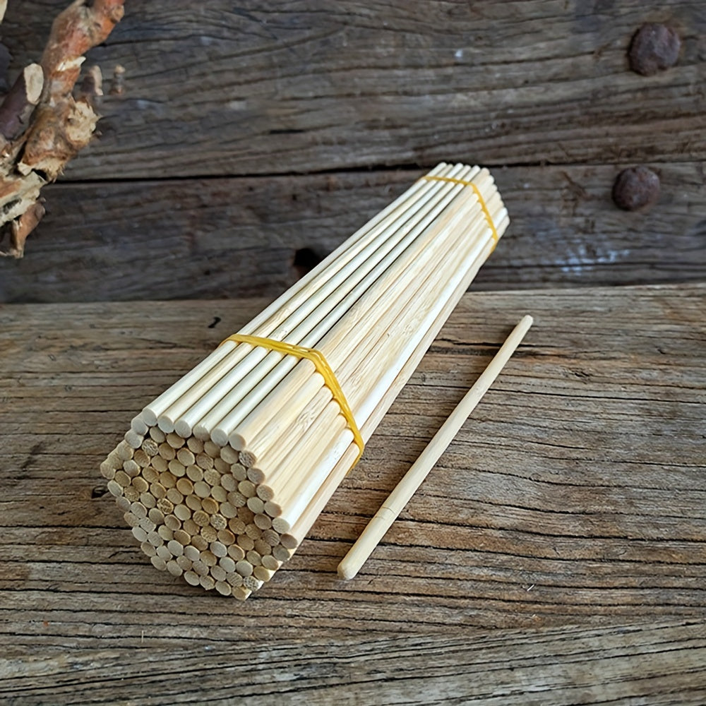 10pcs 11.81in Bamboo Strips for DIY Model Building Construction