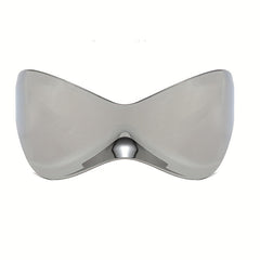 Men's Stylish Silver Sunglasses One Piece - Party Beach