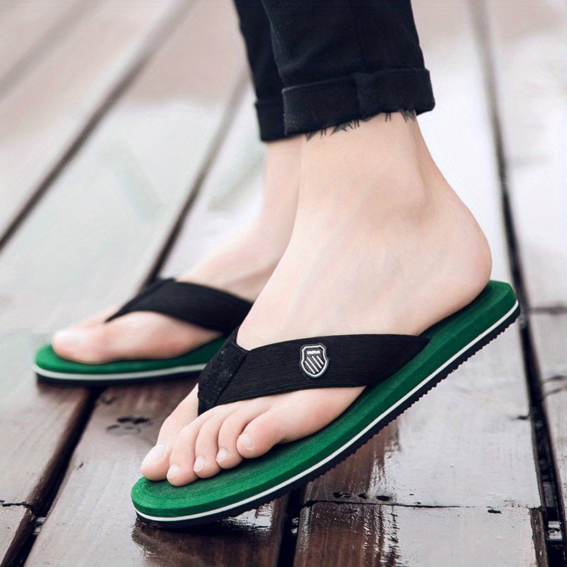Men's Non Slip Outdoor Flip Flops - Casual Walking Slippers