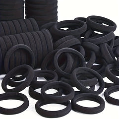 30 Seamless Thick Hair Band Elastic Hair Ties No Damage Ponytail Holder
