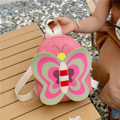 Sweet Girls Butterfly Shape Backpack for Kindergarten Students