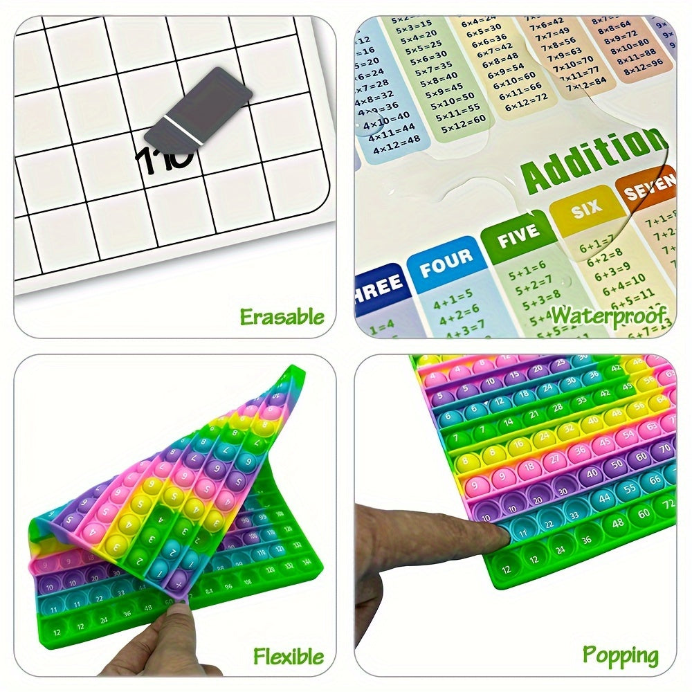 Legendstar Math Practice Set with Multiplication & Addition Popper Toys