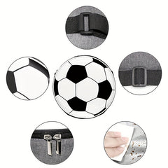 Football Pattern Insulation Bag Portable Reusable Lunch Bags