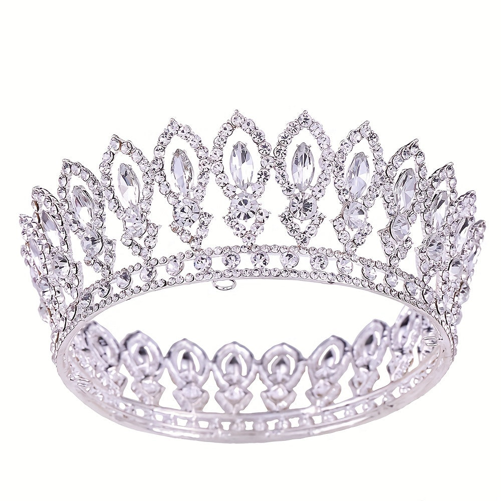 Crystal Crown Rhinestone Wedding Headwear Bride Hair Accessories