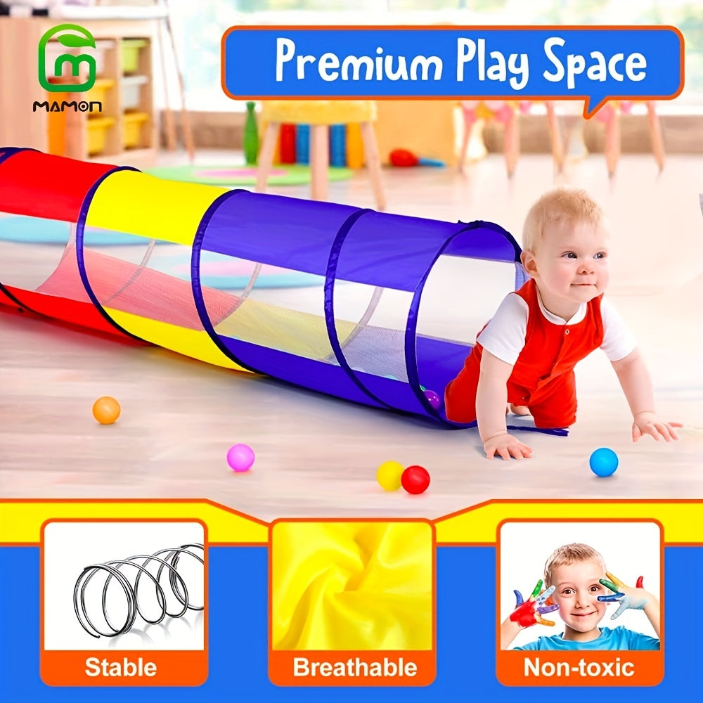 6ft Crawl Through Tunnel Toy Play Tent for Kids & Dogs