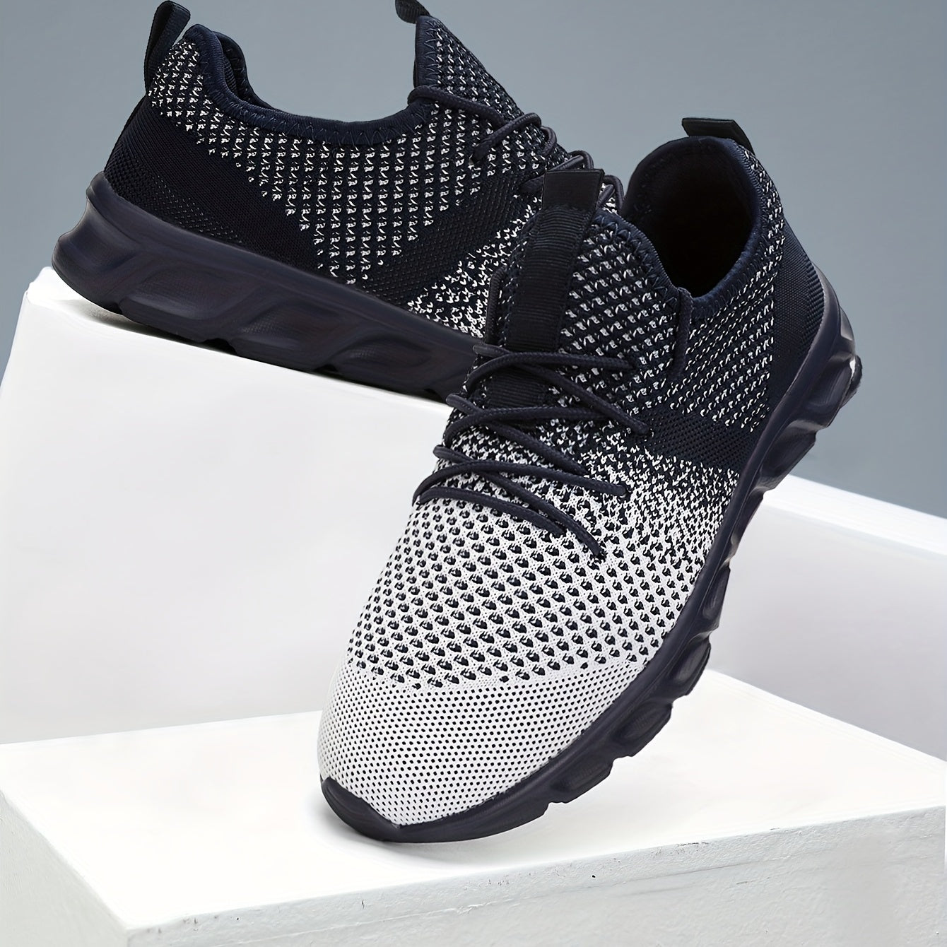Men's Lightweight Breathable Running Sneakers Walking Shoes