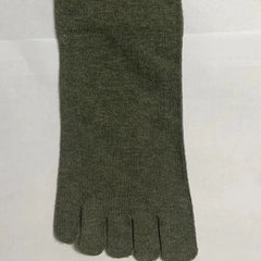 Cotton Crew Toe Socks for Running Women