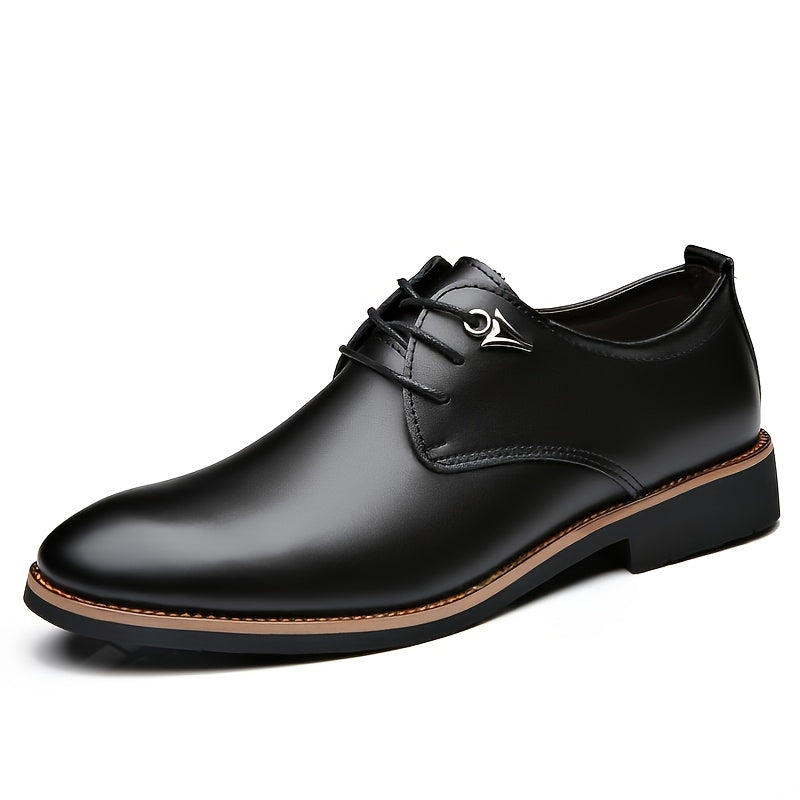 Men's Leather Oxford Shoes Formal Dress Shoes For Wedding Party Office