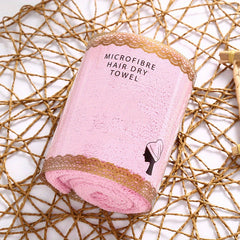 Large Microfiber Hair Towel for Women Quick Drying Bathroom Supplies