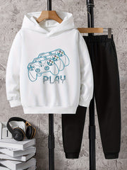 Game Controller 2pcs Boys Kids Hoodie & Sweatpants Set