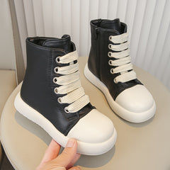 Kids High Top Skate Shoes Non Slip Waterproof Sneakers