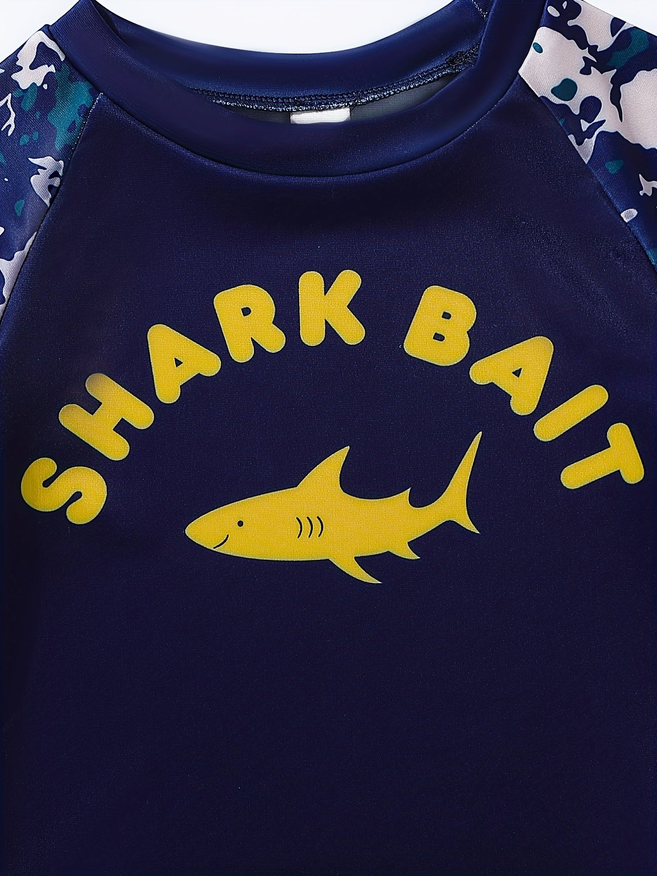Boys Shark Bait Swim Set Trunks & Tops for Beach Vacation