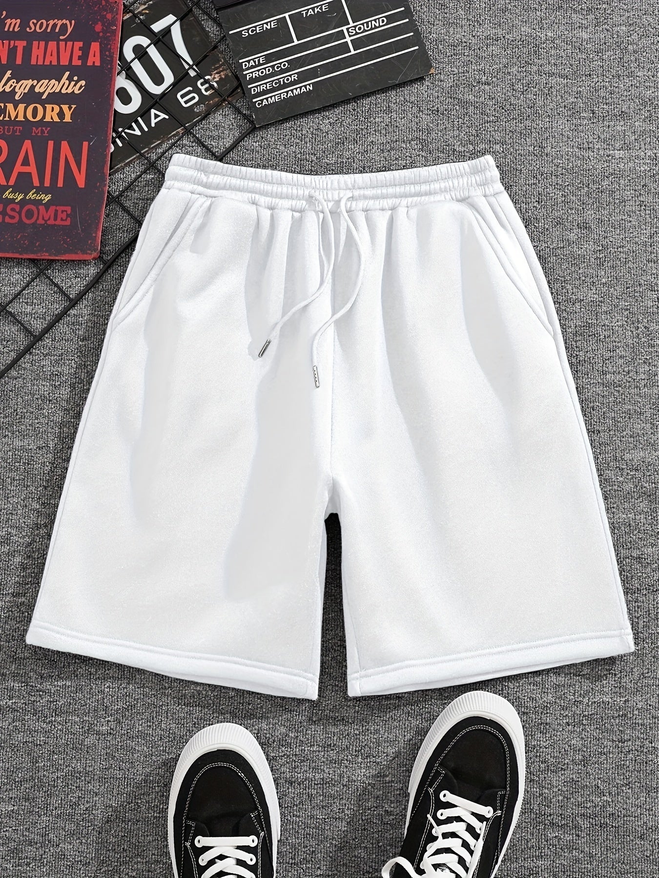 Men's Classic Pleated Shorts for Summer
