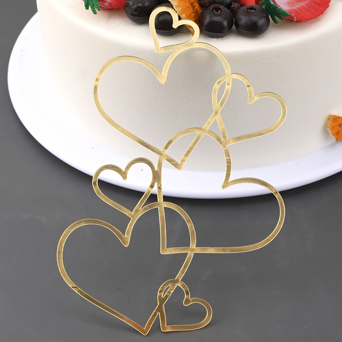 Love Acrylic Cake Decoration for Baking Cake Dessert Party Dress Up