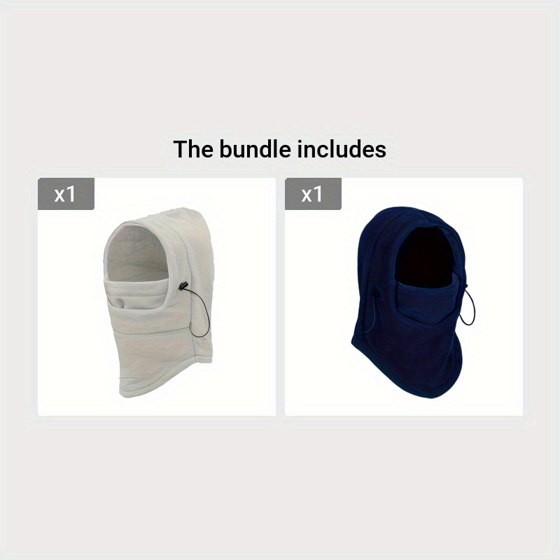 Outdoor Windproof Fleece Warm Balaclavas Hat For Men And Women