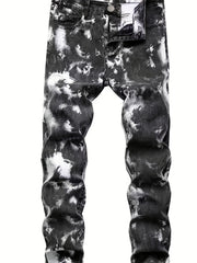 Boys Hip Hop Jeans Skinny Slim Fit Washed Denim Long Pants