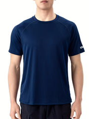 Men's Sports T Shirt Sweat Absorption Breathable for Gym Workouts
