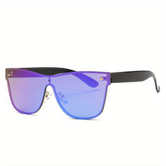 Y2K Retro Frameless Sunglasses Men's Sunshade Anti UV Lightweight Glasses