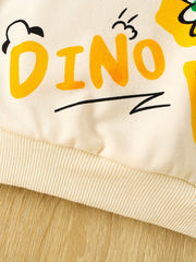 Baby Boys Dinosaur Graphic Pullover Sweatshirt