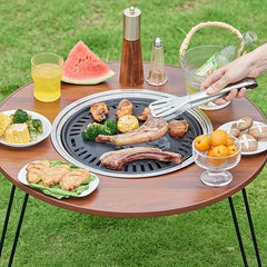 Portable Folding Stove Table for Camping Outdoor Barbecue