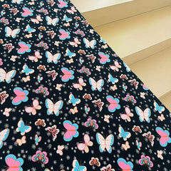 Butterfly Pattern Fabric 0.91m DIY Clothing Quilt Set