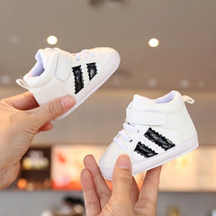 Baby Boy's Lightweight Non Slip Sneakers for Indoor Outdoor Walking