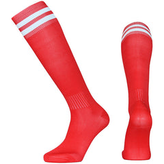 Unisex Over The Calf Athletic Socks Soccer Football Non Slip Sweat Absorbent