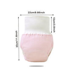 2pcs High Waist Baby Training Pants 6 Layers Gauze Baby Diaper