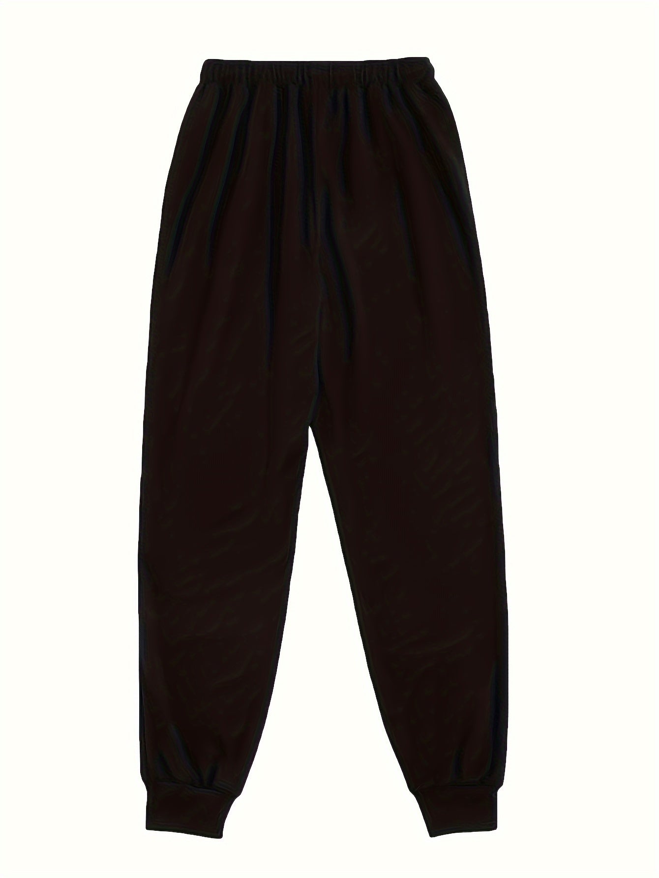  Butterfly Print Elastic Waist Joggers