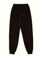  Butterfly Print Elastic Waist Joggers