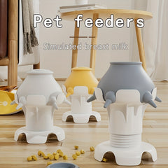 Adjustable Height Pet Feeder Bottle for Nursing Puppies