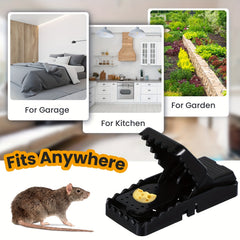 4pcs Mouse Traps Indoor Quick Effective Sanitary Safe Pest Control