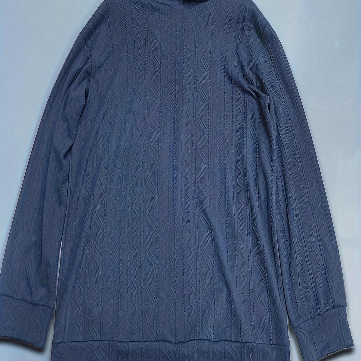 Solid Drop Shoulder Hoodie Casual Long Sleeve Hoodies Sweatshirt