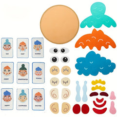 Colorful Emotion Learning Games with Face Cards for Kids