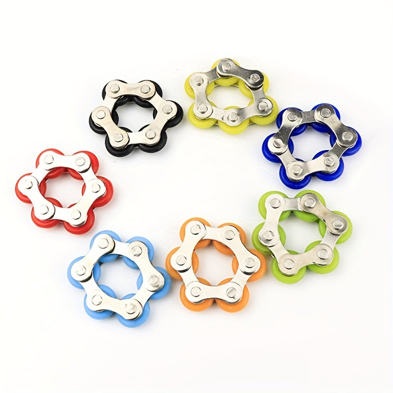 Six Link Chain Decompression Toy Metal Toy