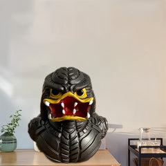 Whimsical Evil Duck Resin Figurine Desk Decor
