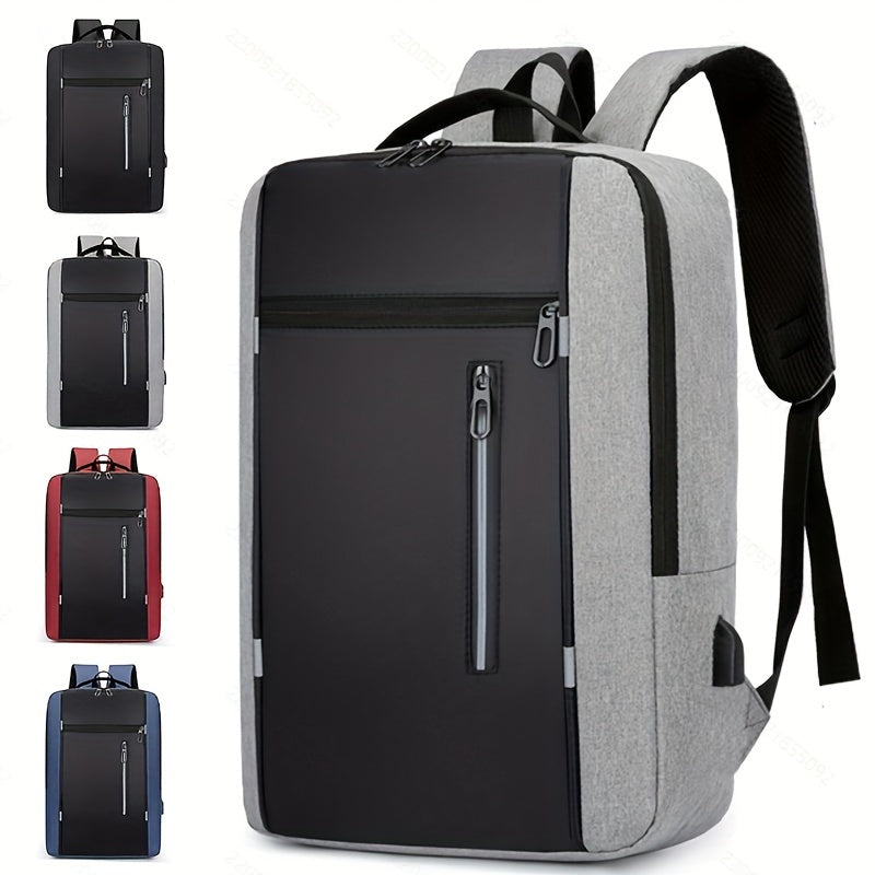 Waterproof Business Backpack USB School Laptop Backpack Large Capacity Bag
