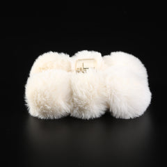 Fluffy Plush Hair Claw Clip Winter Hair Barrettes for Girls Woman