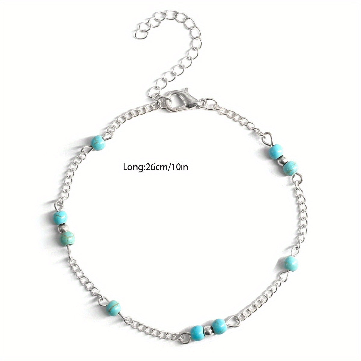 Copper Anklet Women's Thin Chain Foot Jewelry