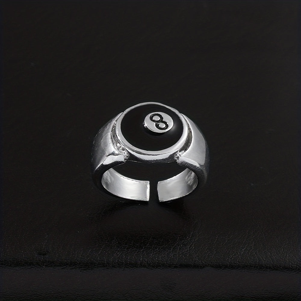 Men's Oil Drop Finger Ring No 8